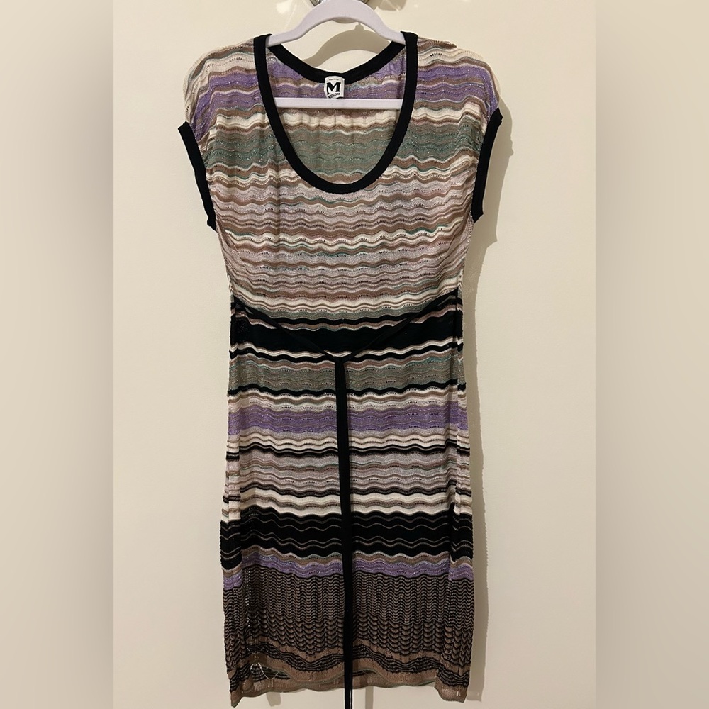 M Missoni zigzag crochet dress